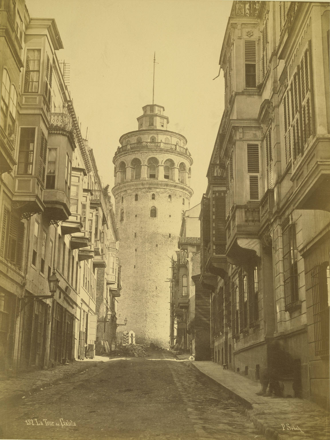 Galata Turm, Istanbul, 1865-1895