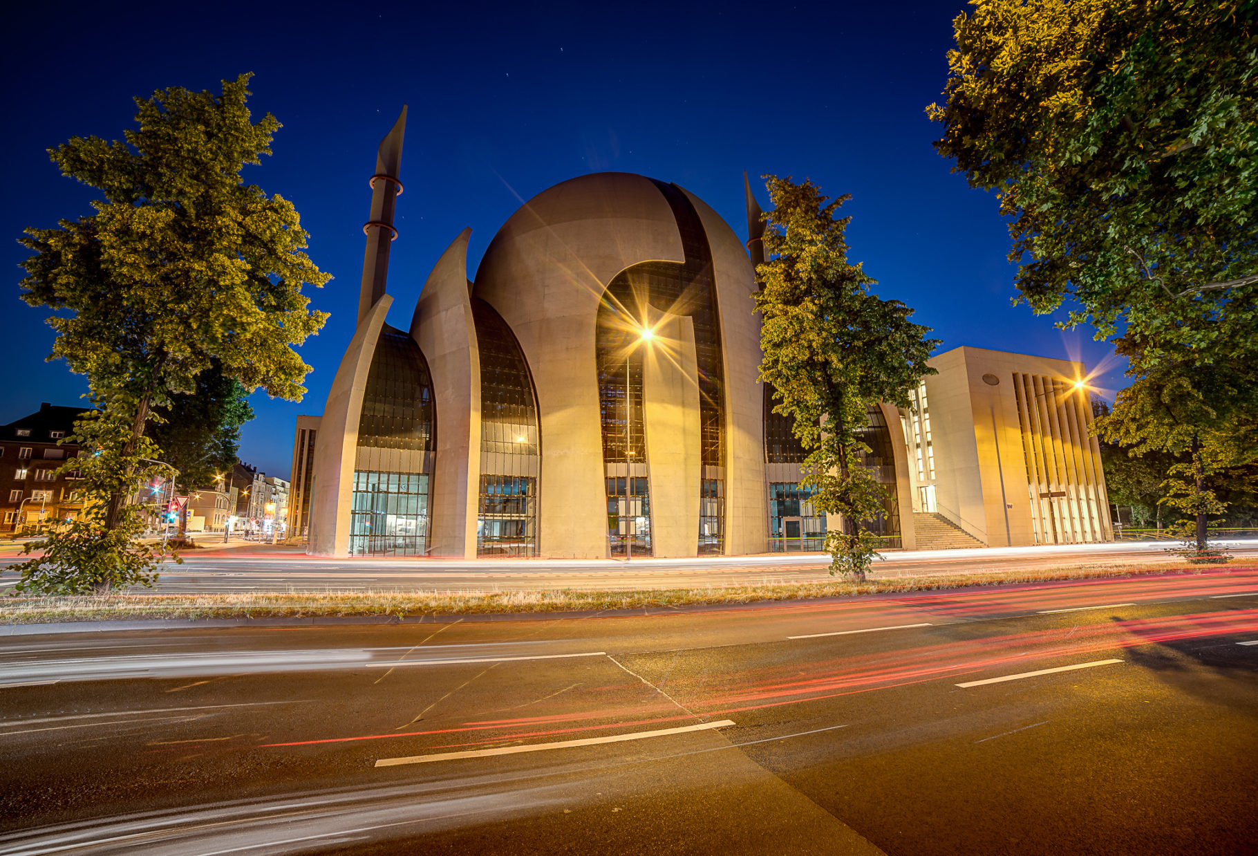 Die DITIB Zentralmoschee in Köln-Ehrenfeld