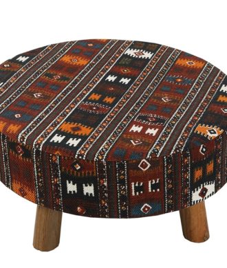 Homescapes Sitzhocker / Fußhocker im Kilim Look